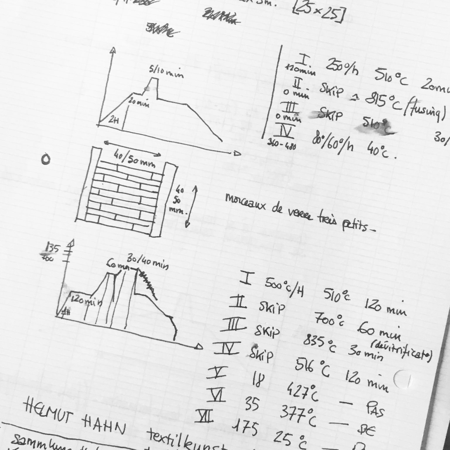 CROQUIS COURBES DE TEMPERATURES