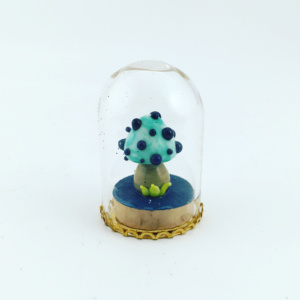 MINI CLOCHE CHAMPIGNON BLEU