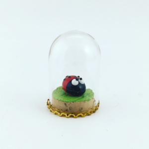 MINI CLOCHE COCCINELLE