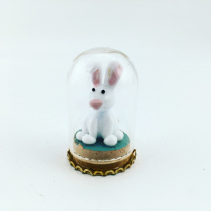 MINI CLOCHE LAPIN