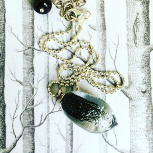 COLLECTION IMPLOSION NOIR PENDENTIF