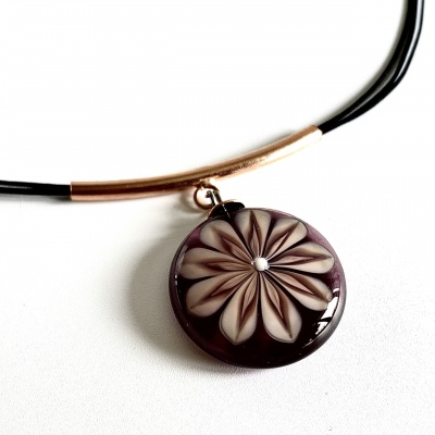 COLLIER KALEIDOSCOPE ROSE